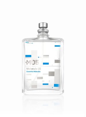 Frasco de Molecule 05 de Escentric Molecules en formato 100 ml, a la venta en Papaduk Ibiza.