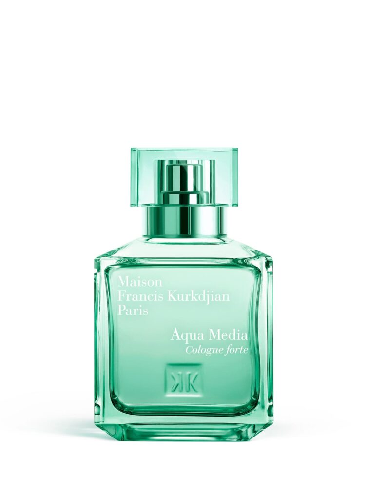 Aqua Media Cologne Forte 70 ml by Maison Francis Kurkdjian in a gradient green bottle