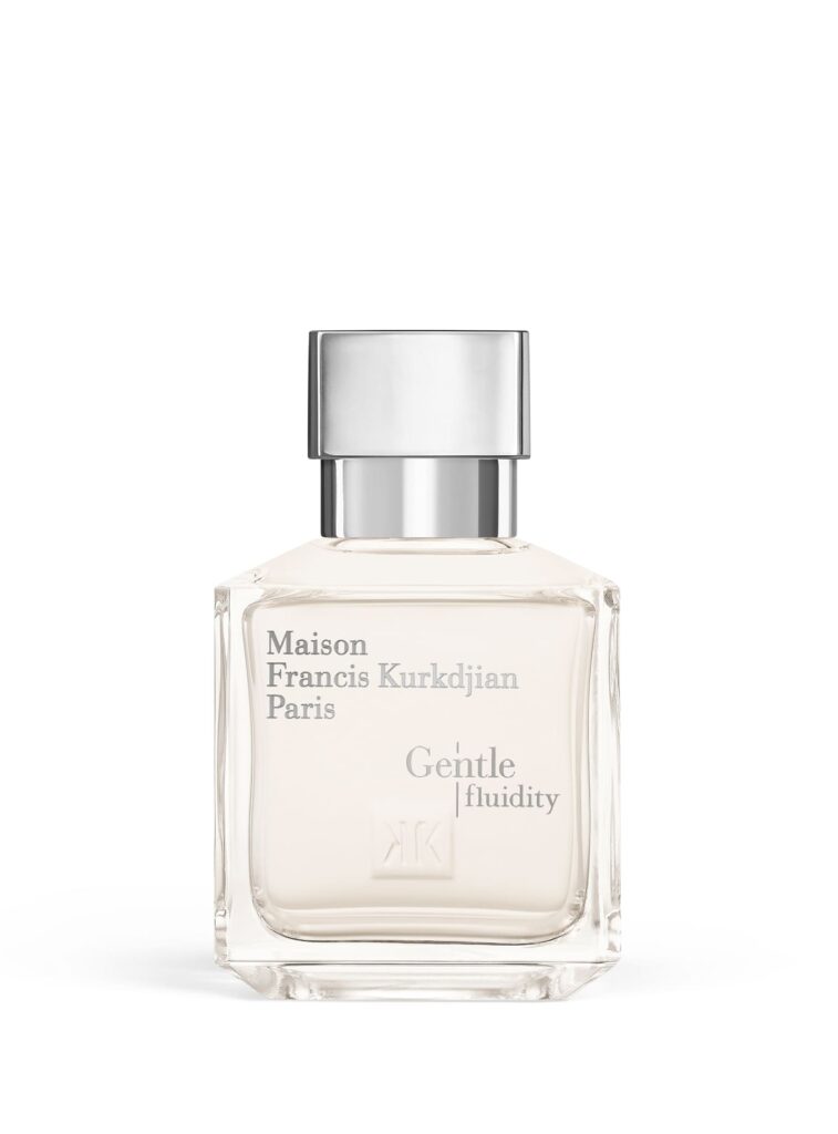 Gentle Fluidity Silver by Maison Francis Kurkdjian in a clear bottle with a silver cap
