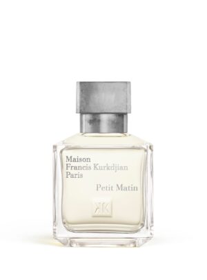 Petit Matin Eau de Parfum 70 ml de Maison Francis Kurkdjian en frasco transparente con tapón plateado