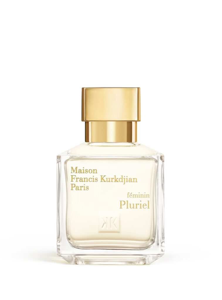 Féminin Pluriel Eau de Parfum 70 ml by Maison Francis Kurkdjian in a transparent bottle with a gold cap
