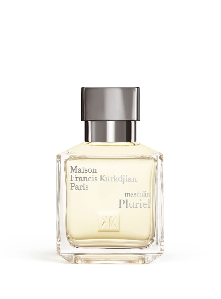 Masculin Pluriel Eau de Parfum 70 ml by Maison Francis Kurkdjian in a transparent bottle with a silver cap