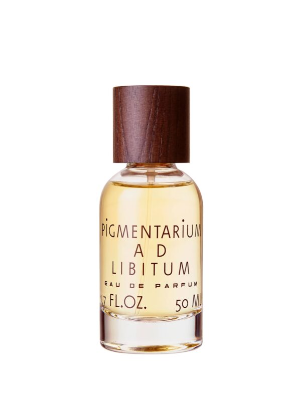 Perfume Ad Libitum de Pigmentarium (50 ml) – Floral, envolvente, con toque cálido de vainilla y madera.