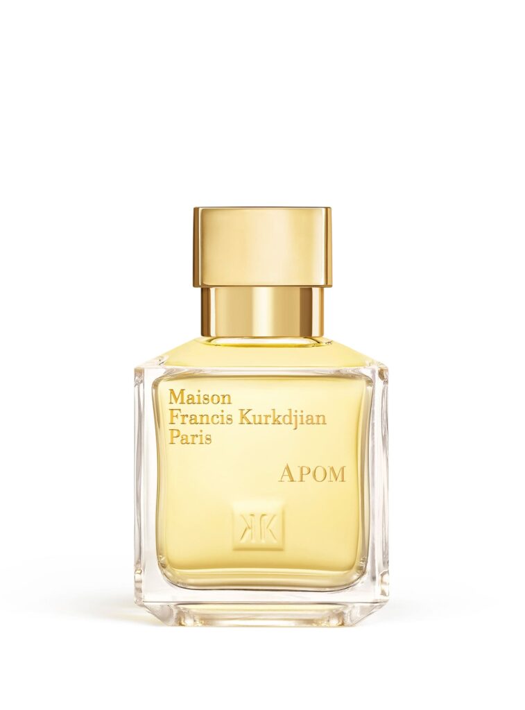 APOM Eau de Parfum 70 ml de Maison Francis Kurkdjian en frasco transparente con tapón dorado