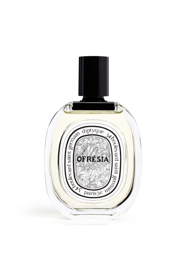 Botella de Eau de Toilette Ofresia de Diptyque, 100 ml, diseño clásico y refinado.