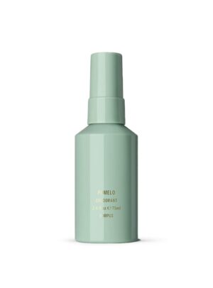 Desodorante en spray Corpus Pomelo de 75 ml, frasco verde claro minimalista con inscripción dorada.