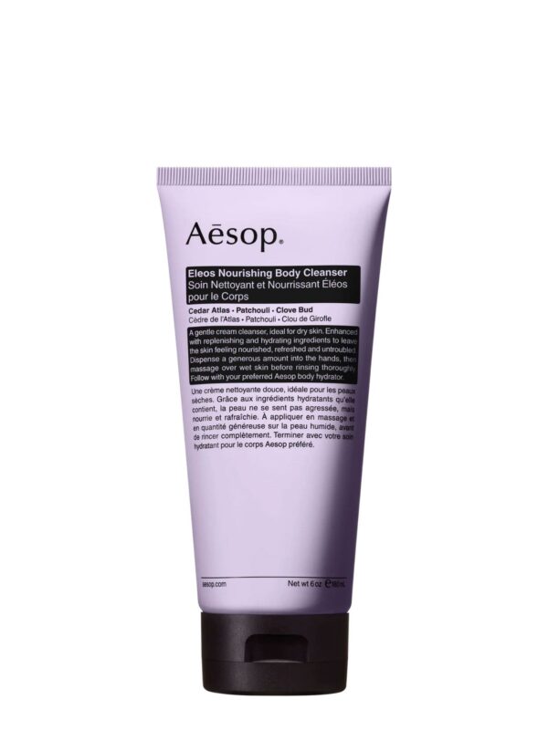 Gel corporal nutritivo Eleos de Aesop en tamaño de 180 ml, ideal para pieles secas – disponible en Papaduk Ibiza