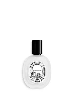 Hair Mist Philosykos de Diptyque en formato blanco mate con etiqueta ilustrada con higos, verano 2025, venta en Papaduk Ibiza