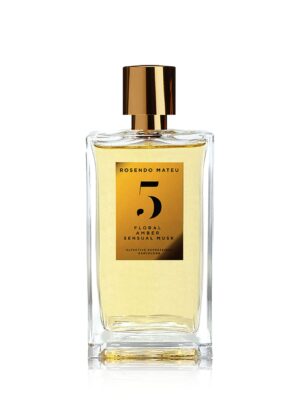 Perfume Rosendo Mateu 5 Floral Amber Sensual Musk 100 ml en Papaduk Ibiza – aroma floral, ámbar cálido y almizclado