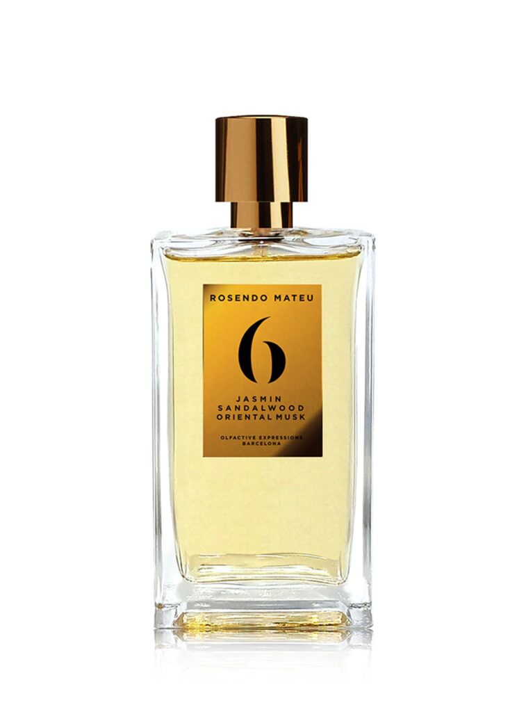 Perfume Rosendo Mateu 6 Jasmin Sandalwood Oriental Musk 100 ml en Papaduk Ibiza – fragancia floral oriental con jazmín y almizcle