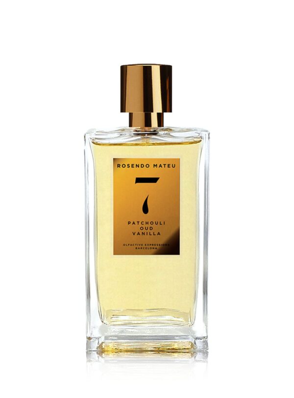 Perfume Rosendo Mateu 7 Patchouli Oud Vanilla 100 ml disponible en Papaduk Ibiza – perfume intenso con pachuli, oud y vainilla