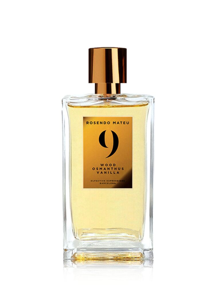 Perfume Rosendo Mateu 9 Wood Osmanthus Vanilla 100 ml en Papaduk Ibiza – fragancia amaderada y floral con vainilla cremosa