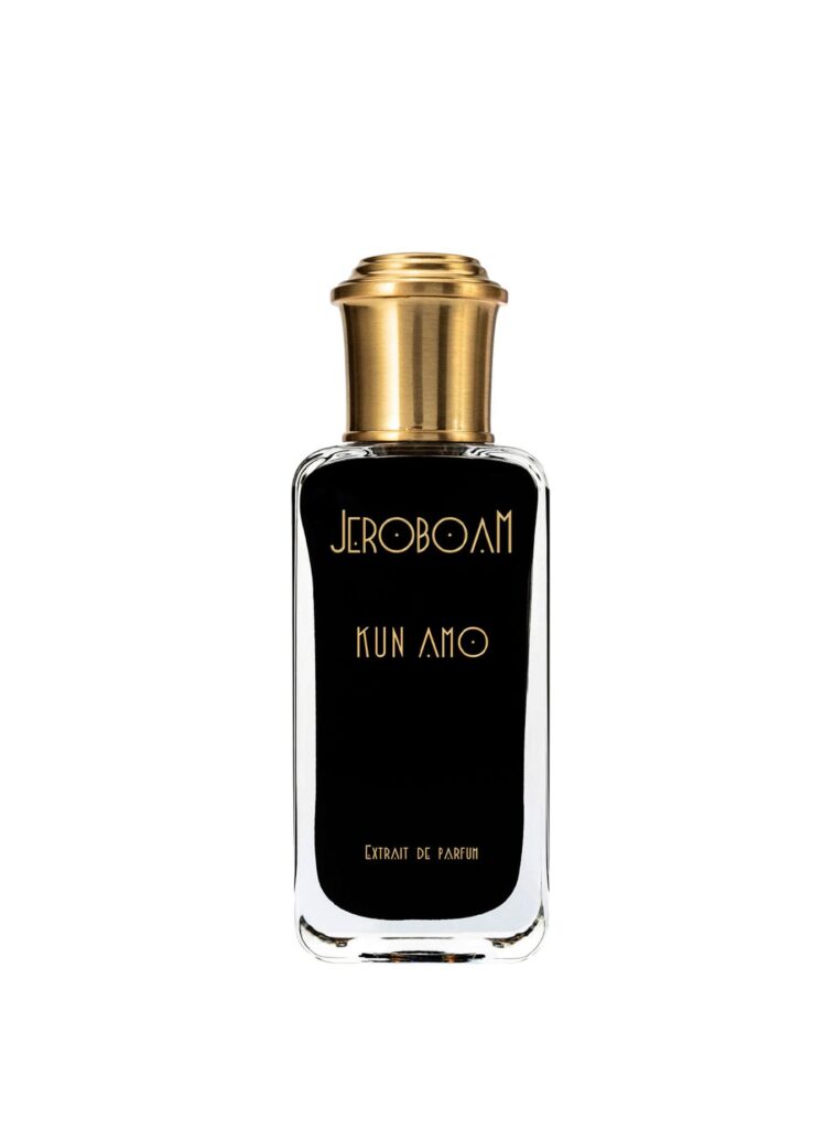 Botella de 30 ml del perfume Jeroboam Kun Amo, extracto de perfume intenso con notas ambaradas y almizcle