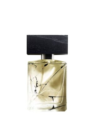 Beaufort Sirenide – Perfume con frasco de cristal y tapón negro texturizado, aroma marino y salado.