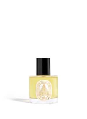 Diptyque Sapin Mini Vaporizador 2025 – frasco pequeño con tapón negro y etiqueta dorada, aroma fresco de pino.