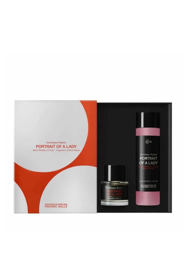 Portrait of a Lady Body Ritual de Editions de Parfums Frédéric Malle con perfume y ritual corporal en estuche