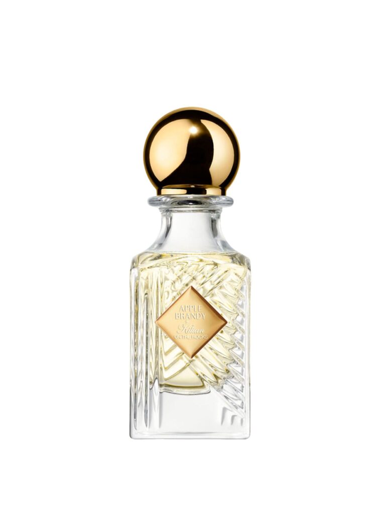 Kilian Apple Brandy On The Rocks perfume nicho en frasco de cristal tallado de 30 ml