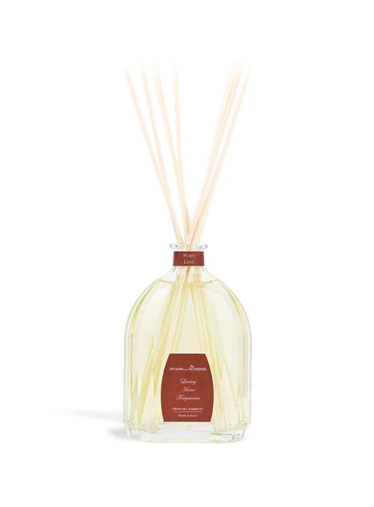 Officina delle Essenze Puro Lino difusor de aroma con varillas para el hogar