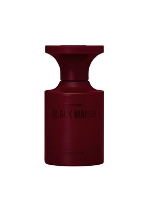 Perfume Black Mango de Borntostandout en frasco rojo