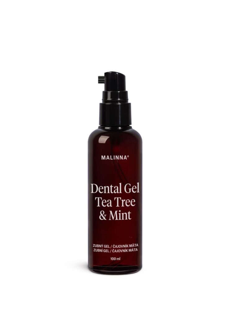 Malinna Dental Gel Tea Tree & Mint gel dental natural con árbol del té y menta 100 ml