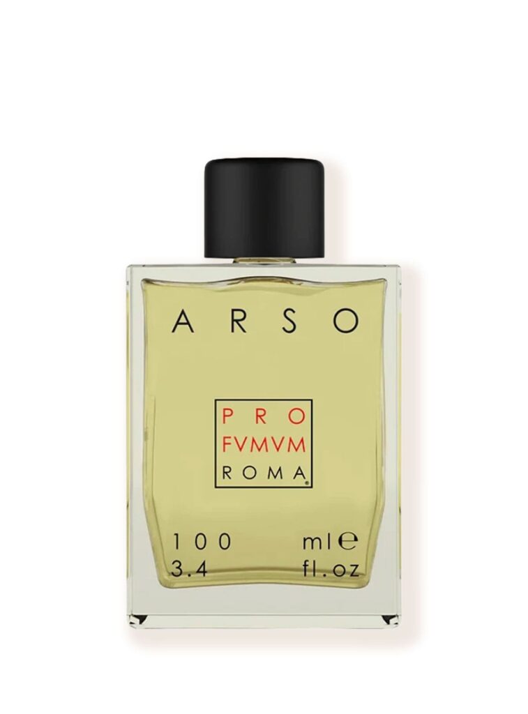 Perfume Arso de Profumum Roma sobre fondo blanco en Papaduk Ibiza
