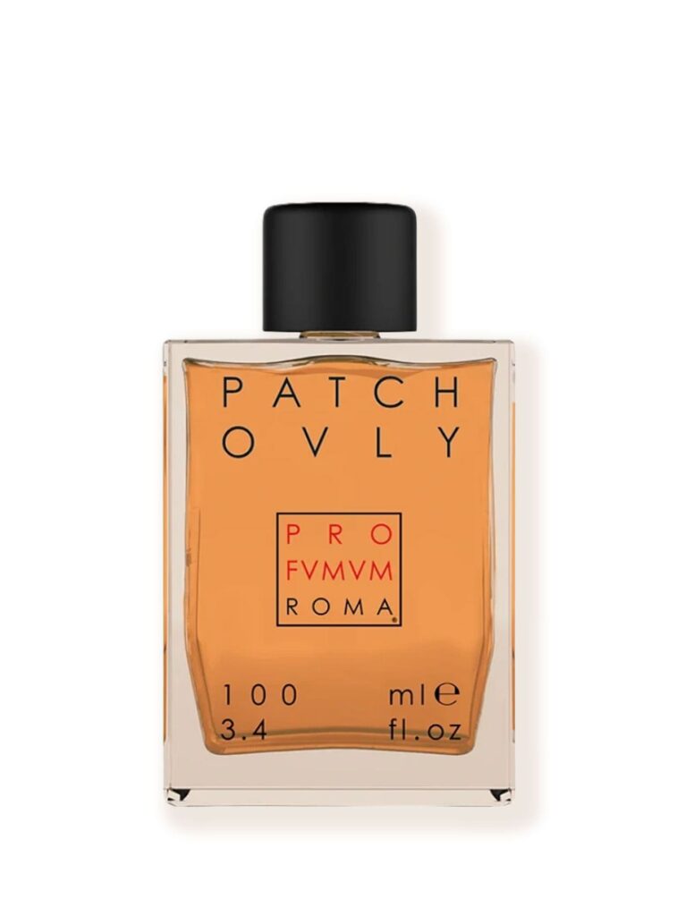 Perfume Patchouly de Profumum Roma sobre fondo blanco en Papaduk Ibiza