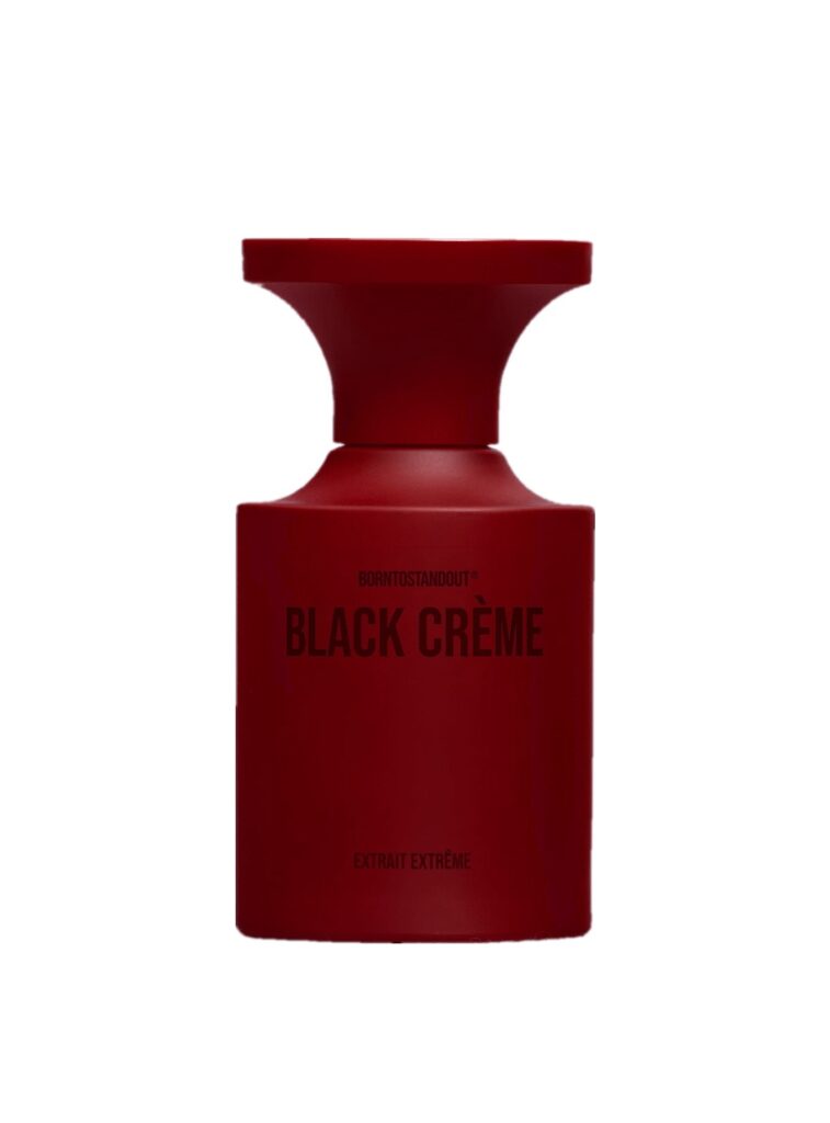 Frasco rojo de Black Crème Extrait de Parfum 50 ml de Born To Stand Out