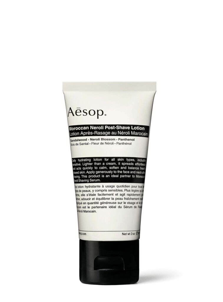 Tubo de Moroccan Neroli Post-Shave Lotion de Aesop (loción aftershave 60 ml)