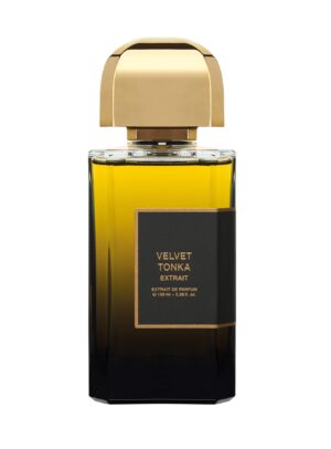 Frasco de Velvet Tonka Extrait de Parfum 100 ml de BDK Parfums con etiqueta frontal