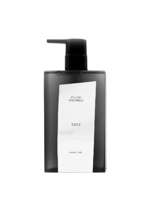 Dosificador negro del gel de baño LAVS de Filippo Sorcinelli, 500 ml