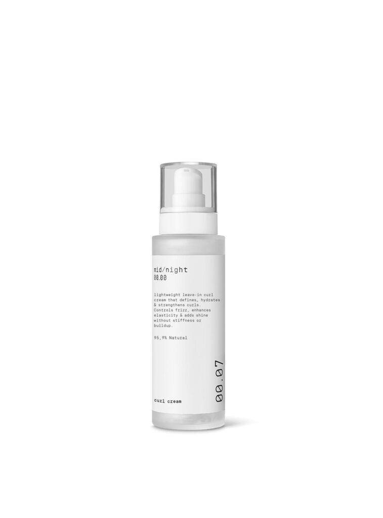 Envase de Curl Cream 00.07 de Midnight 00.00 (crema de peinado para rizos 100 ml)